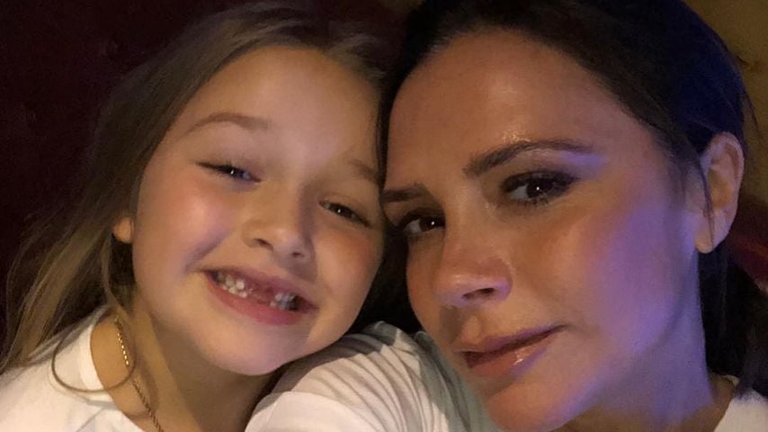 Wie Posh Spice: Harper Beckham hat Mama Vics Akzent drauf!