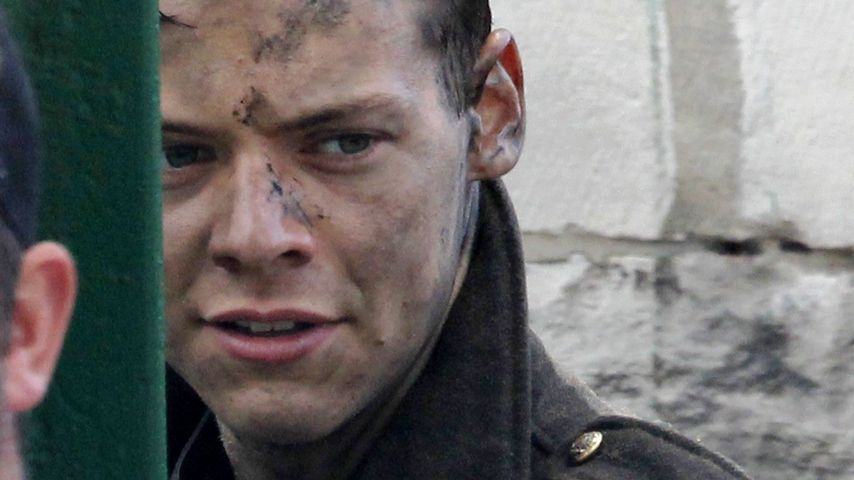Harry Styles bei Dreharbeiten zum Film "Dunkirk" in Swanage