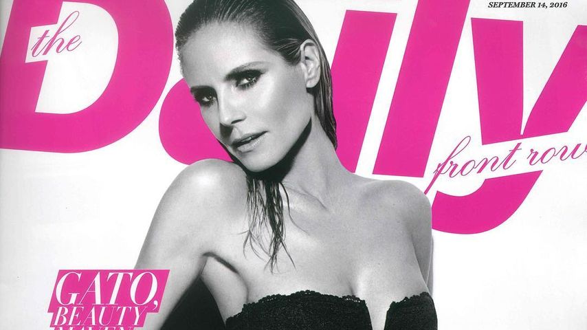 Heidi Klum auf dem Cover der Daily Front Row
