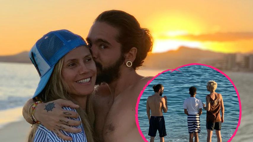 Heidi & Tom: Süßer Familienausflug mit Kids & Bill am Strand
