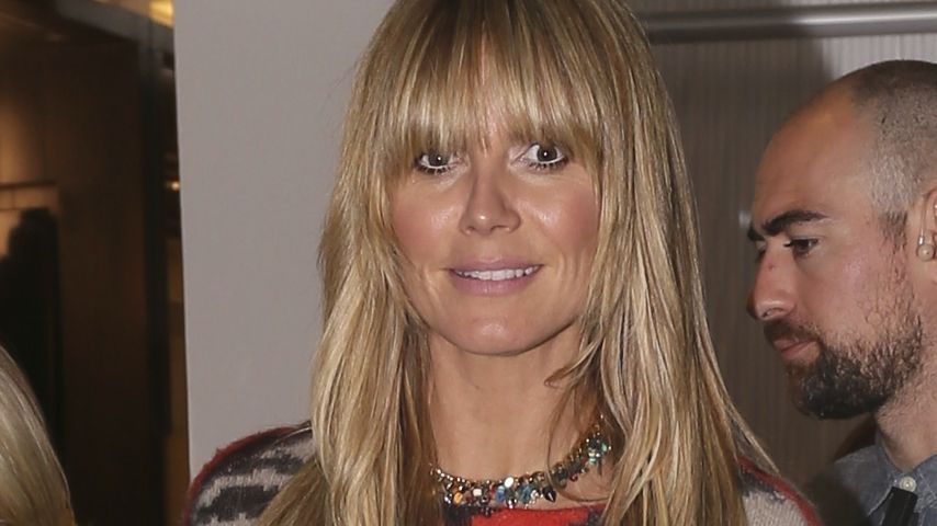 Heidi Klum Pony Frisur 2014
