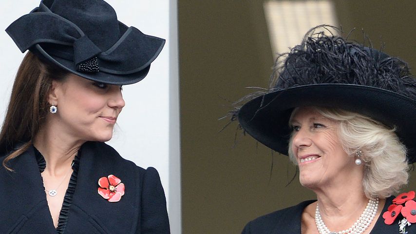 Herzogin Kate und Camilla Parker Bowles