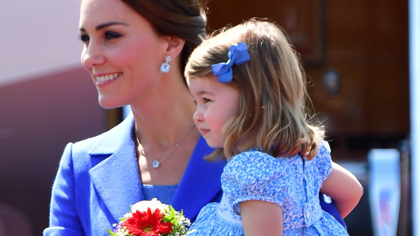 Herzogin Kate und Charlotte bei ihrem Deutschlandbesuch