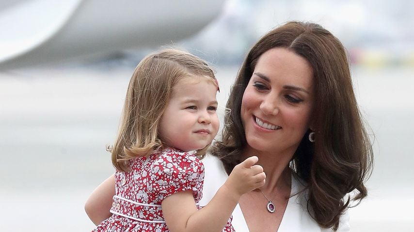 Prinzessin Charlotte und Herzogin Kate während ihres Polen-Besuchs