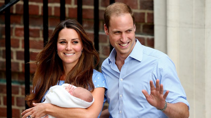 Herzogin Kate und Prinz William mit Prinz George