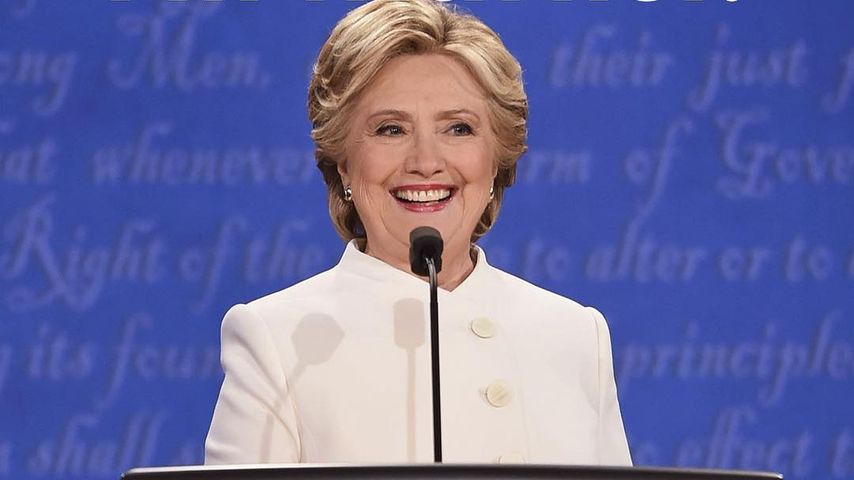 Hillary Clinton bei der 3. TV-Debatte in Los Angeles