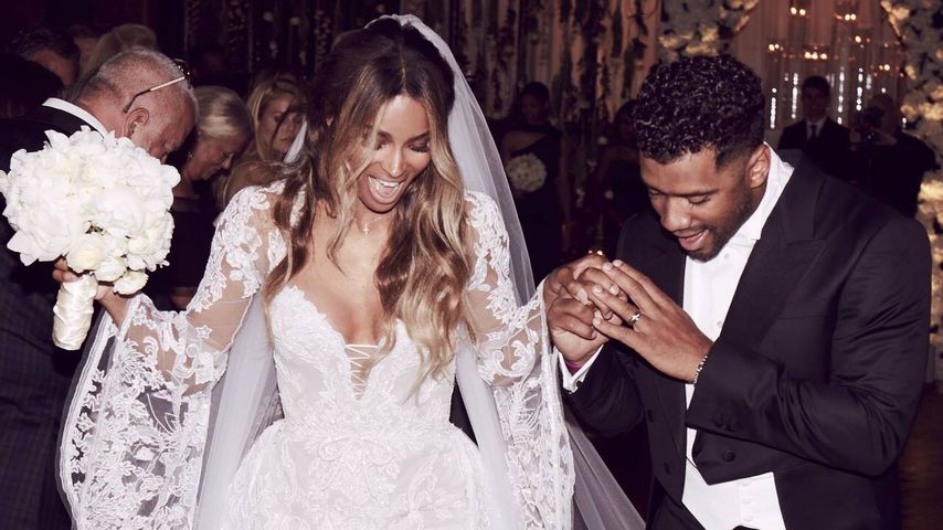 Sängerin Ciara und Ehemann Russell Wilson