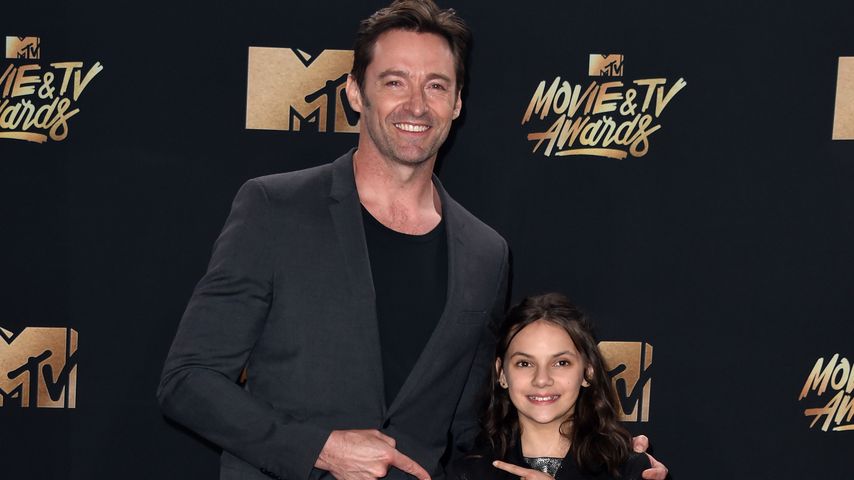 Hugh Jackman und Dafne Keen bei den MTV Movie & TV Awards in Los Angeles 2017