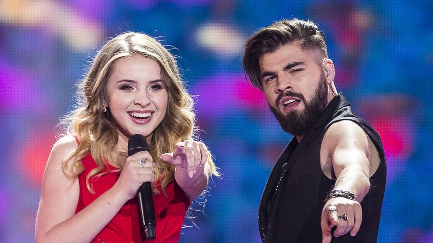 Ilinca and Alex Florea beim 2. ESC-Halbfinale