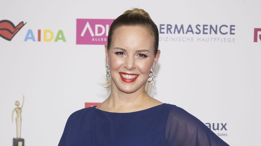 Isabel Edvardsson auf dem "Goldene Bild der Frau"-Event