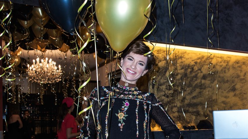 Isabell Horn beim einjährigen Jubiläum des Hair- und Beautysalon KOKOSH in Berlin