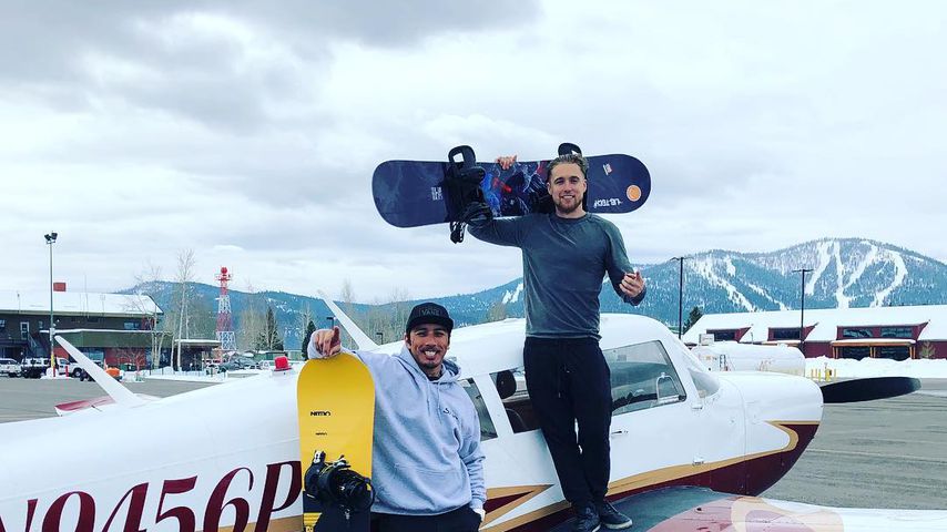 Gabriel Zamora und der Pilot James Pedroza