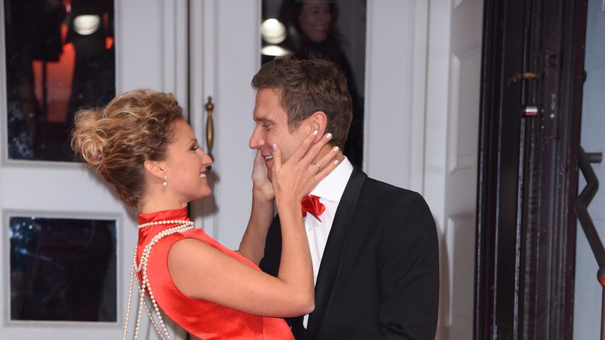 Janni Hönscheid und Peer Kusmagk bei der "Sister Act"-Premiere