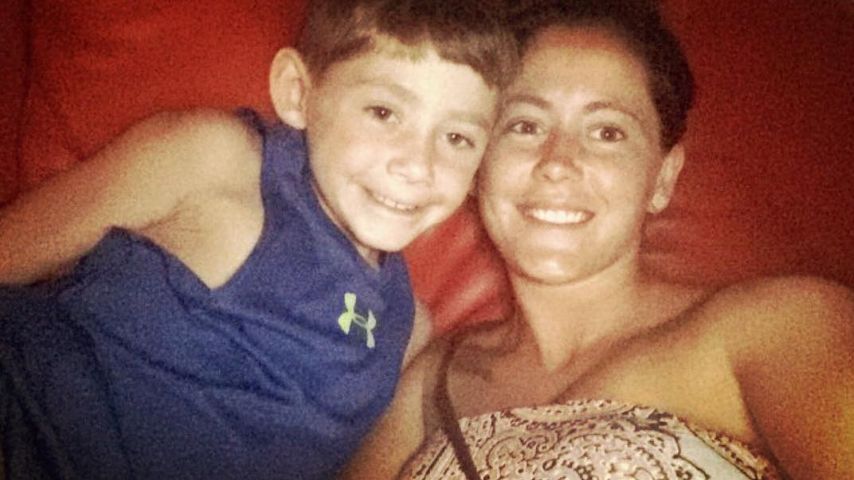 Jenelle Evans mit ihrem Erstgeborenen Jace