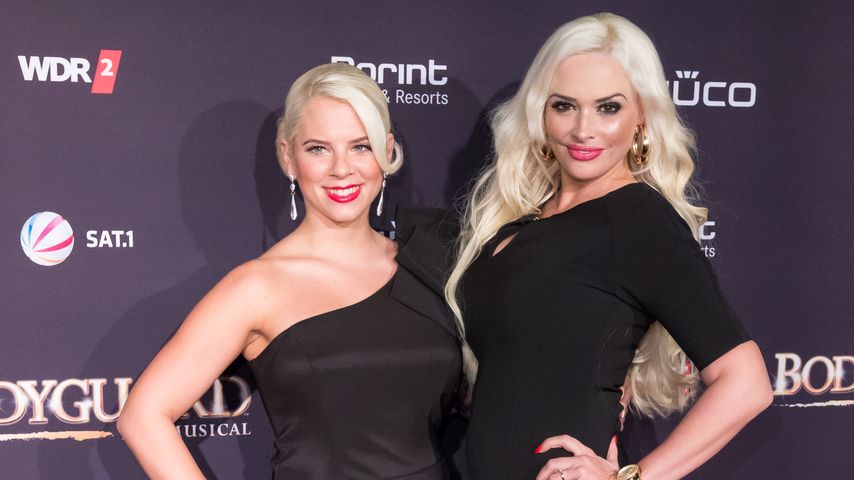 Jennifer Frankhauser und Daniela Katzenberger bei der "Bodyguard"-Premiere