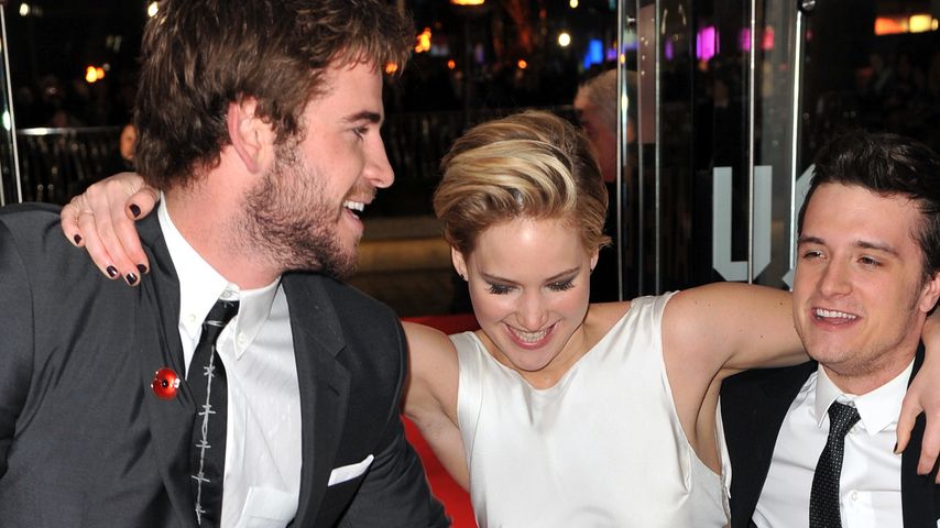 Liam Hemsworth, Jennifer Lawrence und Josh Hutcherson