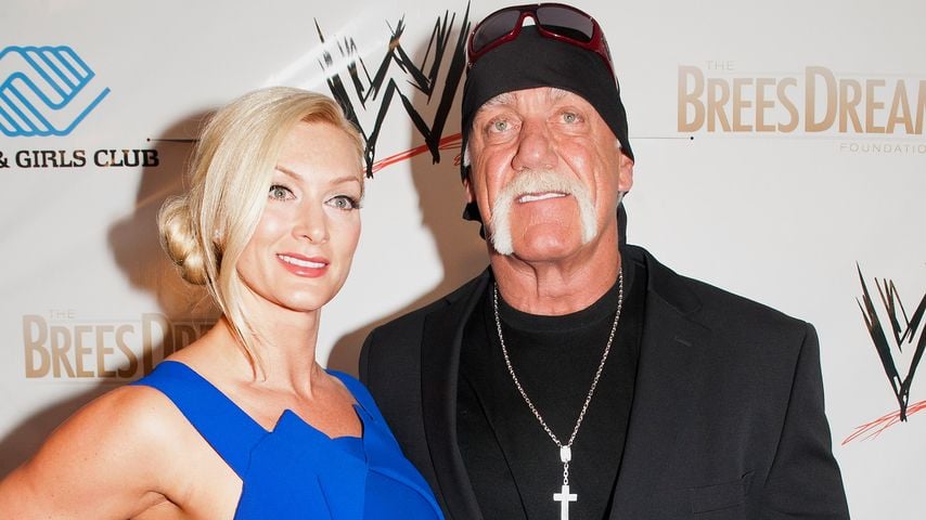 Jennifer McDaniels und Hulk Hogan im Jahr 2014