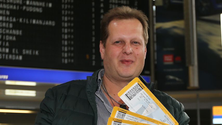 Jens Büchner beim Abflug nach Australien