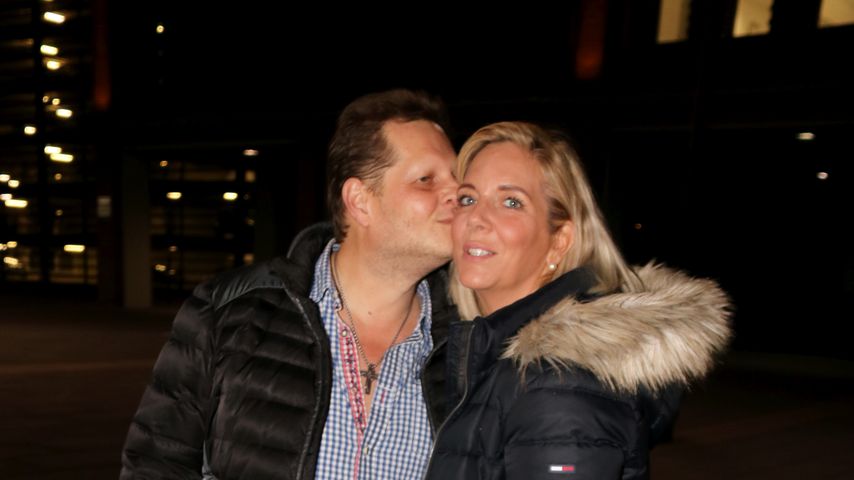 Jens Büchner und seine Frau Daniela bei der RTL-Show "Dschungelcamp 2018 - Die Stunde danach"
