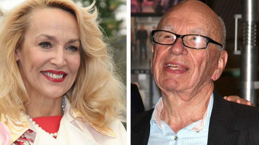 Jerry Hall und Rupert Murdoch