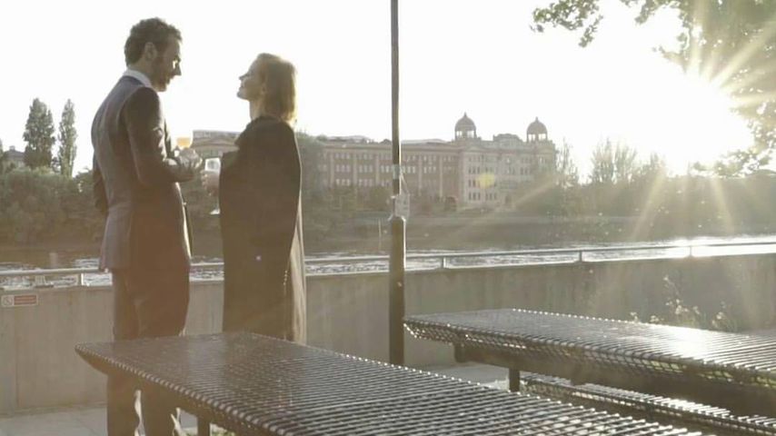 Jessica Chastain und Gian Luca Passi de Preposulo am Valentinstag 2017
