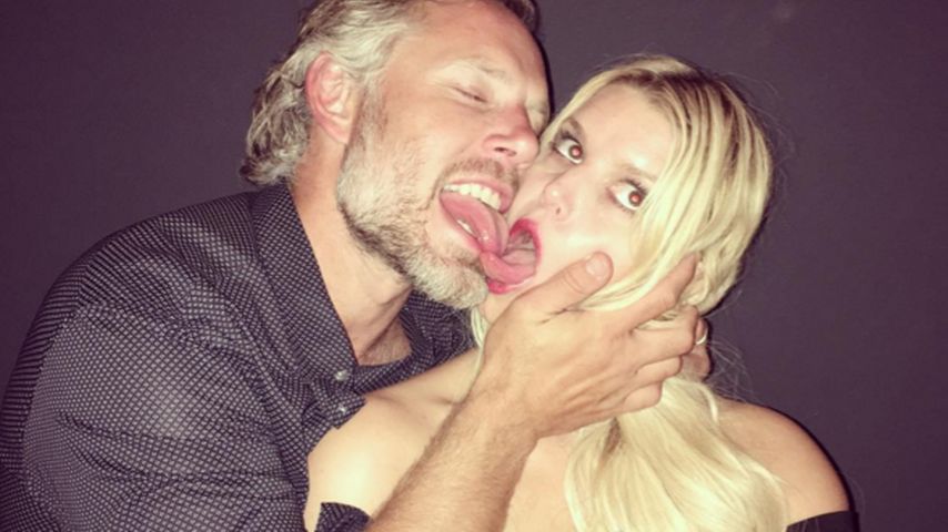 Eric Johnson und Jessica Simpson