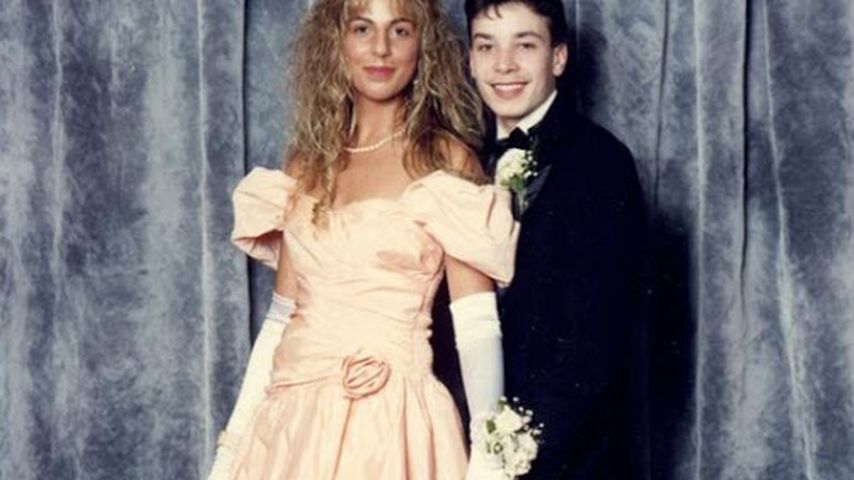 Jimmy Fallon mit seinem Date am Abschlussball