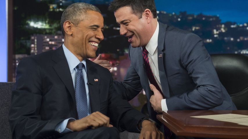 TV-Moderator Jimmy Kimmel und Barack Obama