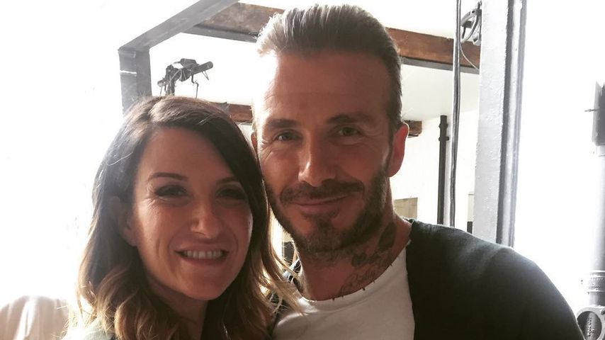 Joanne und David Beckham