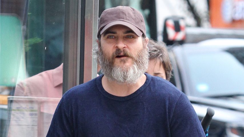 Joaquin Phoenix bei Dreharbeiten in Manhattan