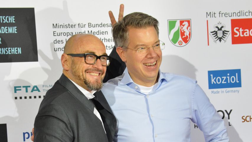 Jochen Schweizer und Frank Thelen bei einer Preisverleihung im November 2015 in Köln