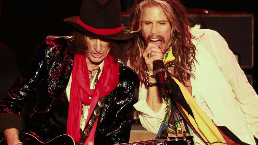 Joe Perry (links) und Steven Tyler, Band-Kollegen bei "Aerosmith"