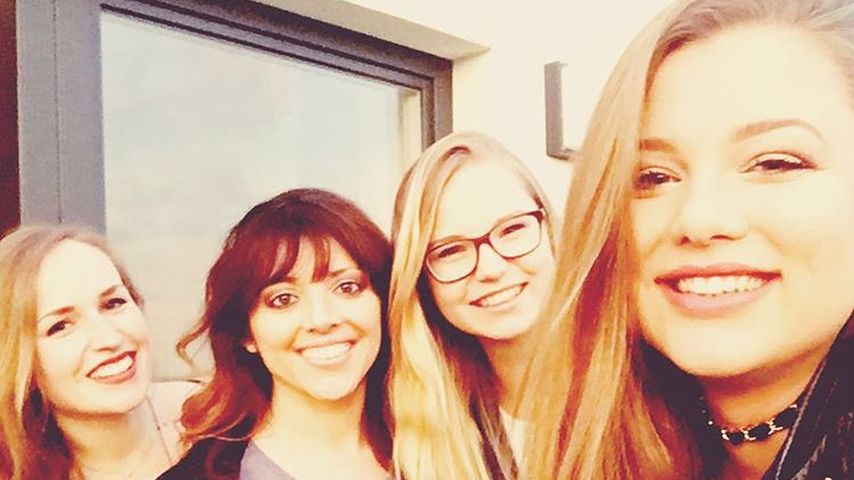 Joelina Drews mit Freundinnen an ihrem 21. Geburtstag