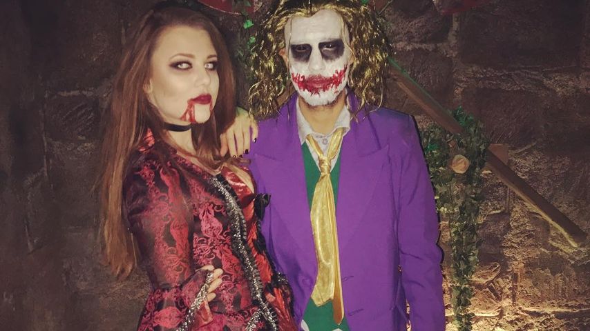 Joelina Drews und Marc Aurel Zeeb auf der Halloween-Party von Natascha Ochsenknecht