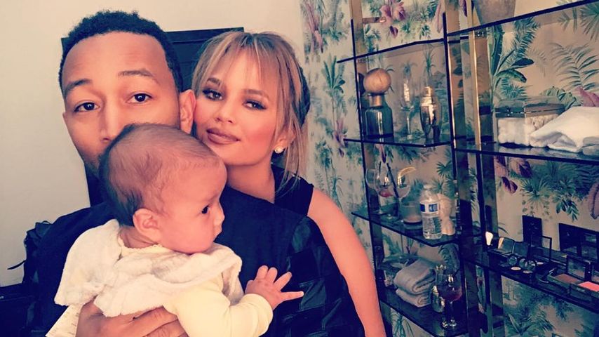 John Legend, Chrissy Teigen und Tochter Luna