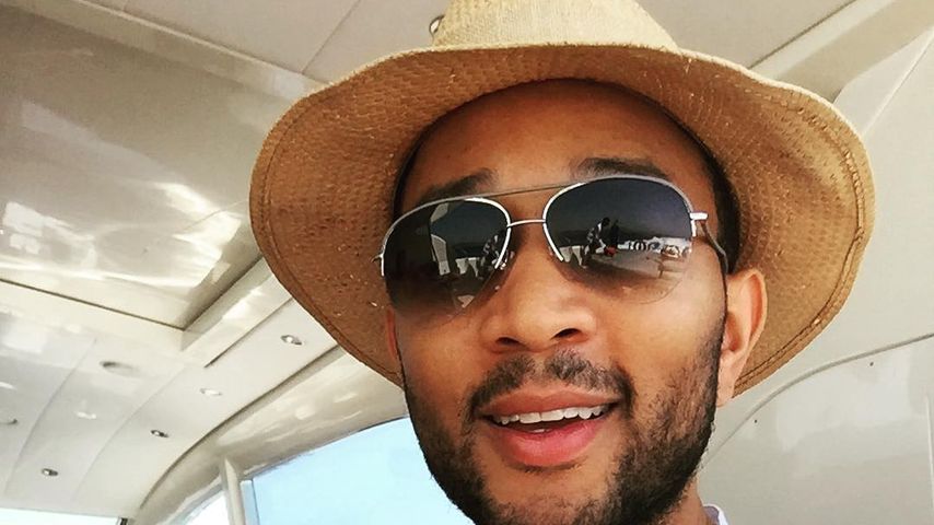 John Legend mit Tochter Luna Simone in St. Tropez
