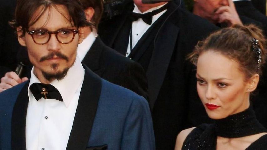 Johnny Depp und Vanessa Paradis auf dem Red Carpet