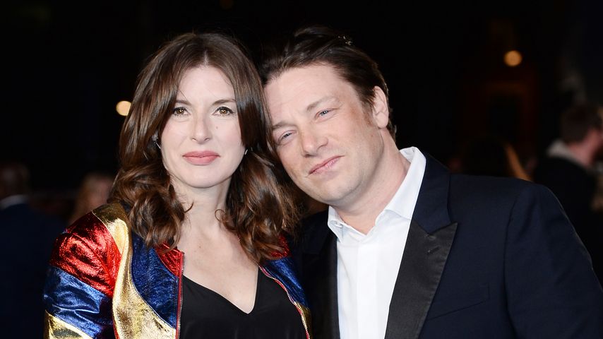Jools und Jamie Oliver bei der Premiere des Films "Eddie the Eagle" in London
