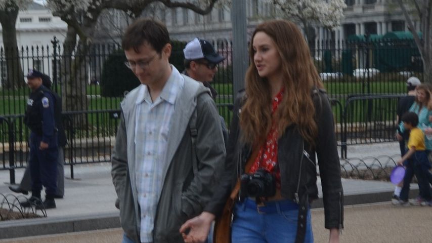 Joseph Gordon-Levitt und Shailene Woodley in einer Szene des Films "Snowden"