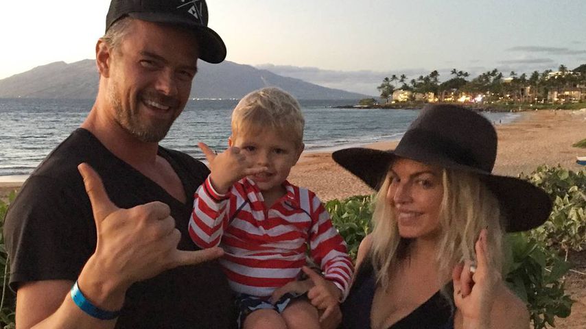 Josh Duhamel und Fergie mit Sohn Axl Jack
