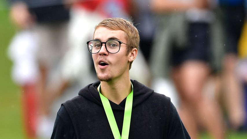Justin Bieber auf dem Golfplatz