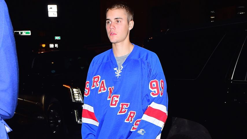 Justin Bieber nach einem Konzert in New York 2016