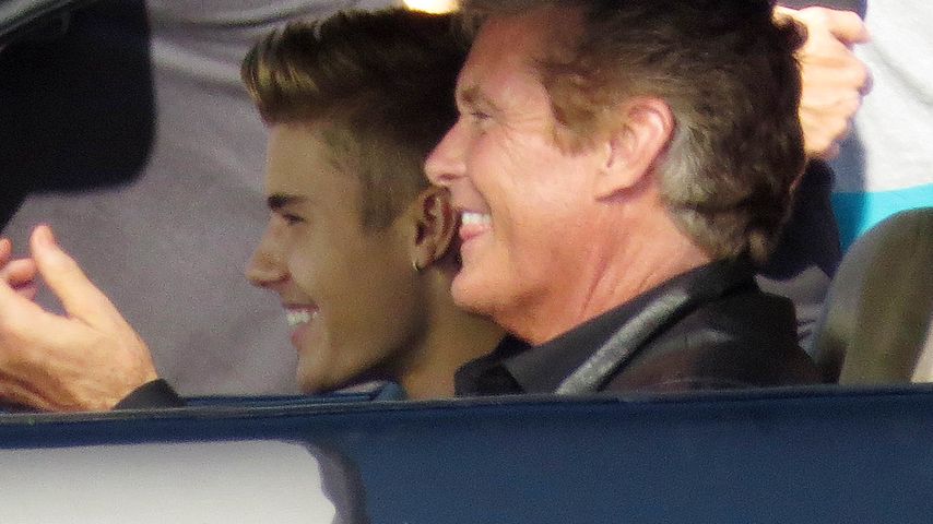 Justin Bieber und David Hasselhoff