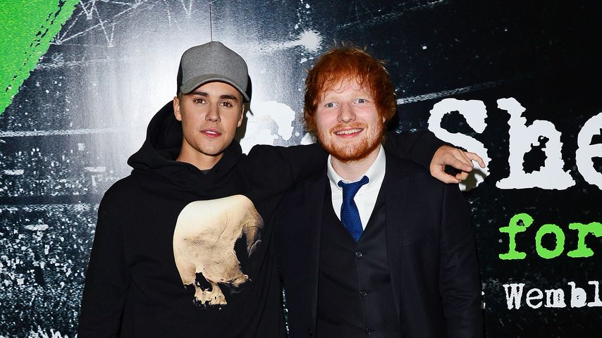 Justin Bieber und Ed Sheeran