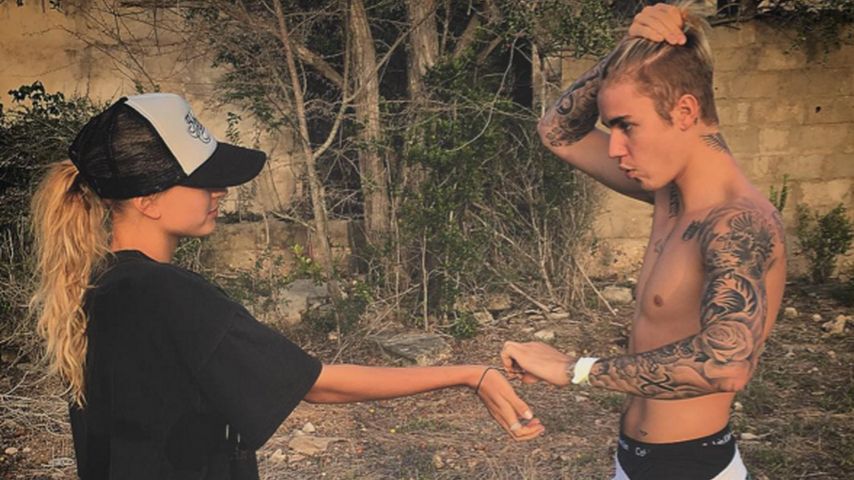 Hailey Baldwin und Justin Bieber in St. Barts