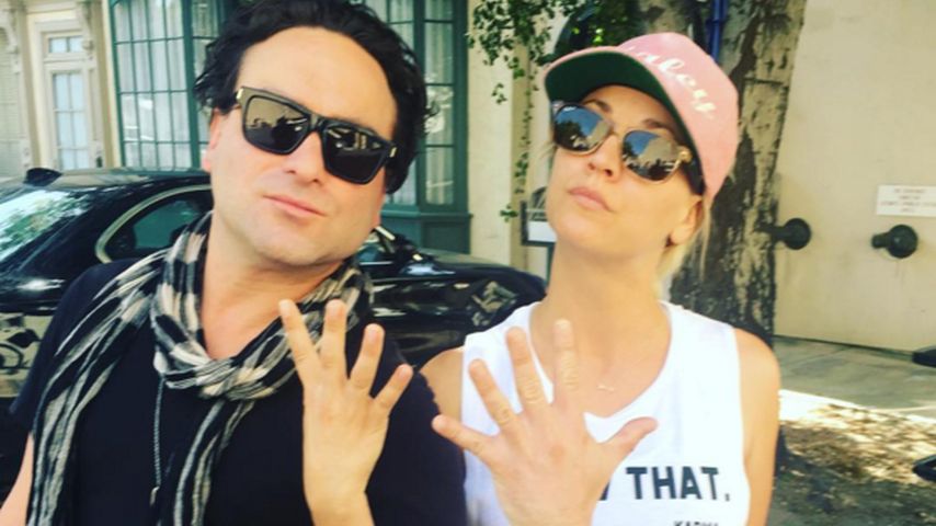 Kaley Cuoco und Johnny Galecki