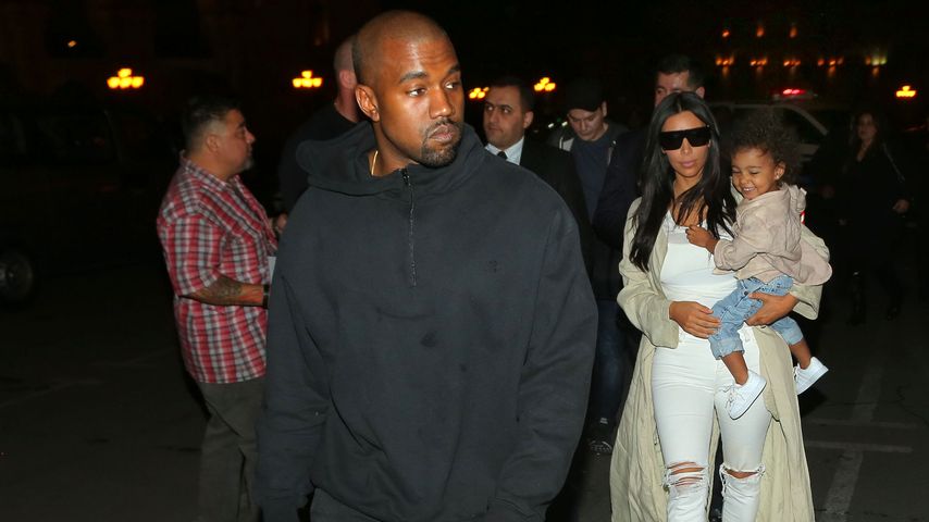 Kim Kardashian, Kanye West und North West