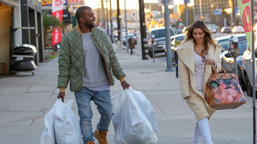Kim Kardashian und Kanye West