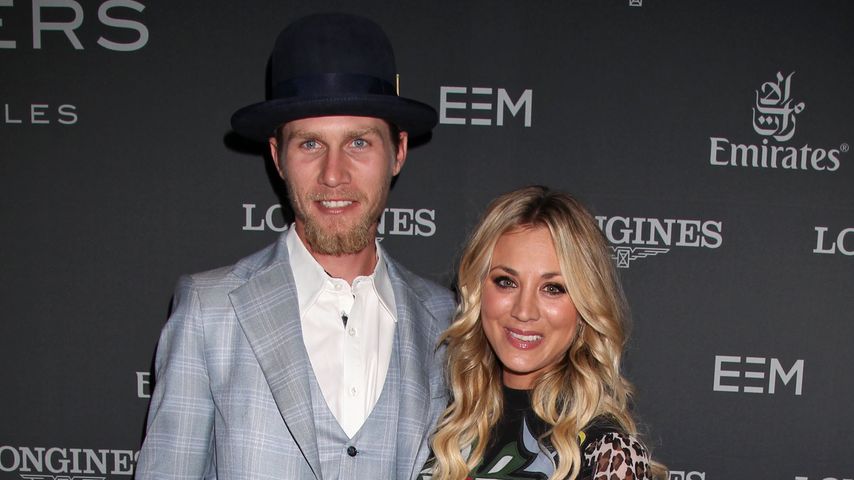 Karl Cook und Kaley Cuoco bei der Longines Masters of Los Angeles Opening Gala in Los Angeles