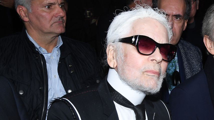 Karl Lagerfeld auf der Pariser Fashion Week 2018